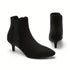 FRAUEN SPITZEN STILETTO HIGH HEEL ANKLE BOOTS